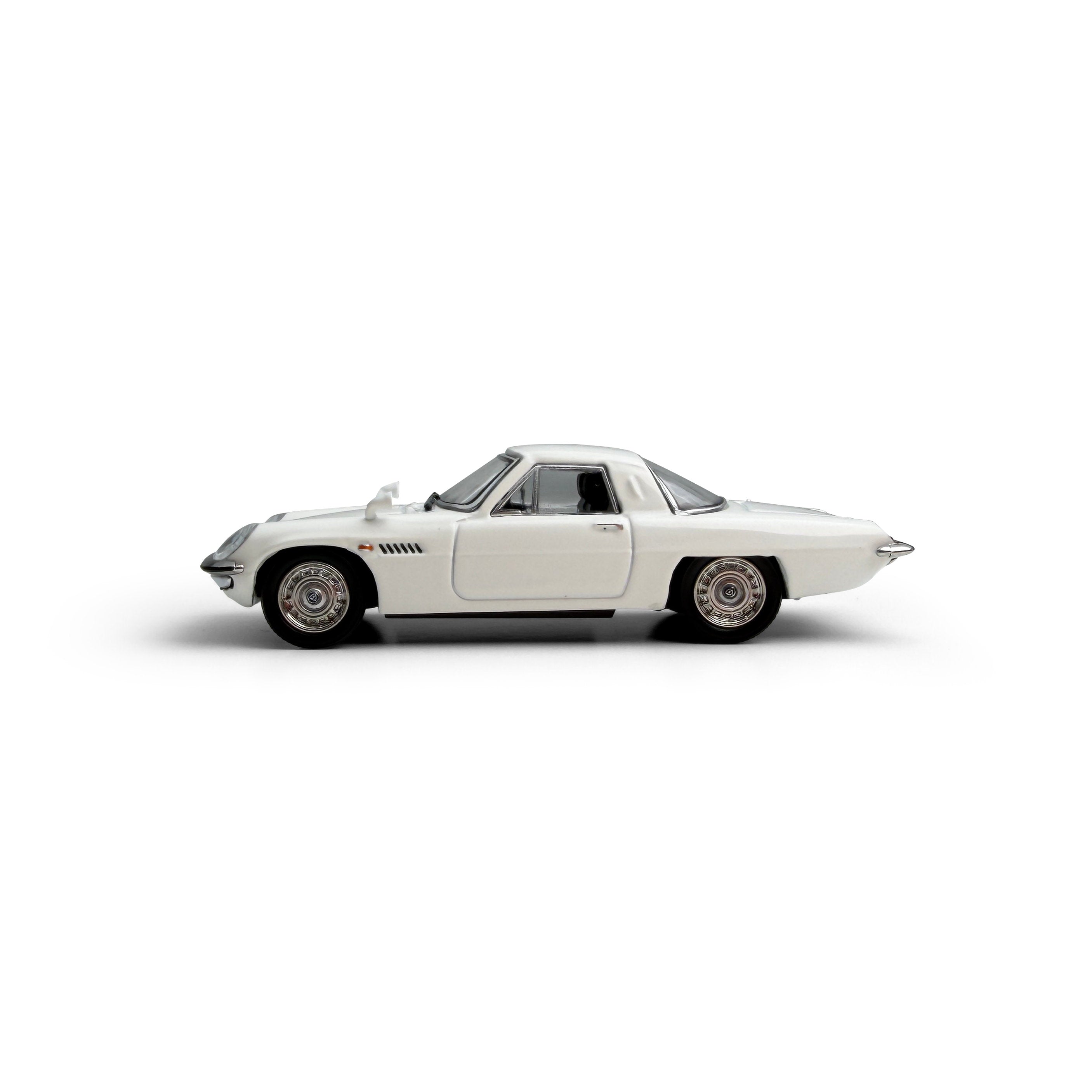 [MODEL MODEL] 1:64 Mazda Cosmo Sport 1968 White - Toy Space Diecast Online Store Singapore