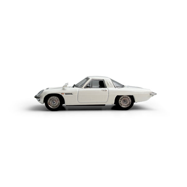 [MODEL MODEL] 1:64 Mazda Cosmo Sport 1968 White - Toy Space Diecast Online Store Singapore