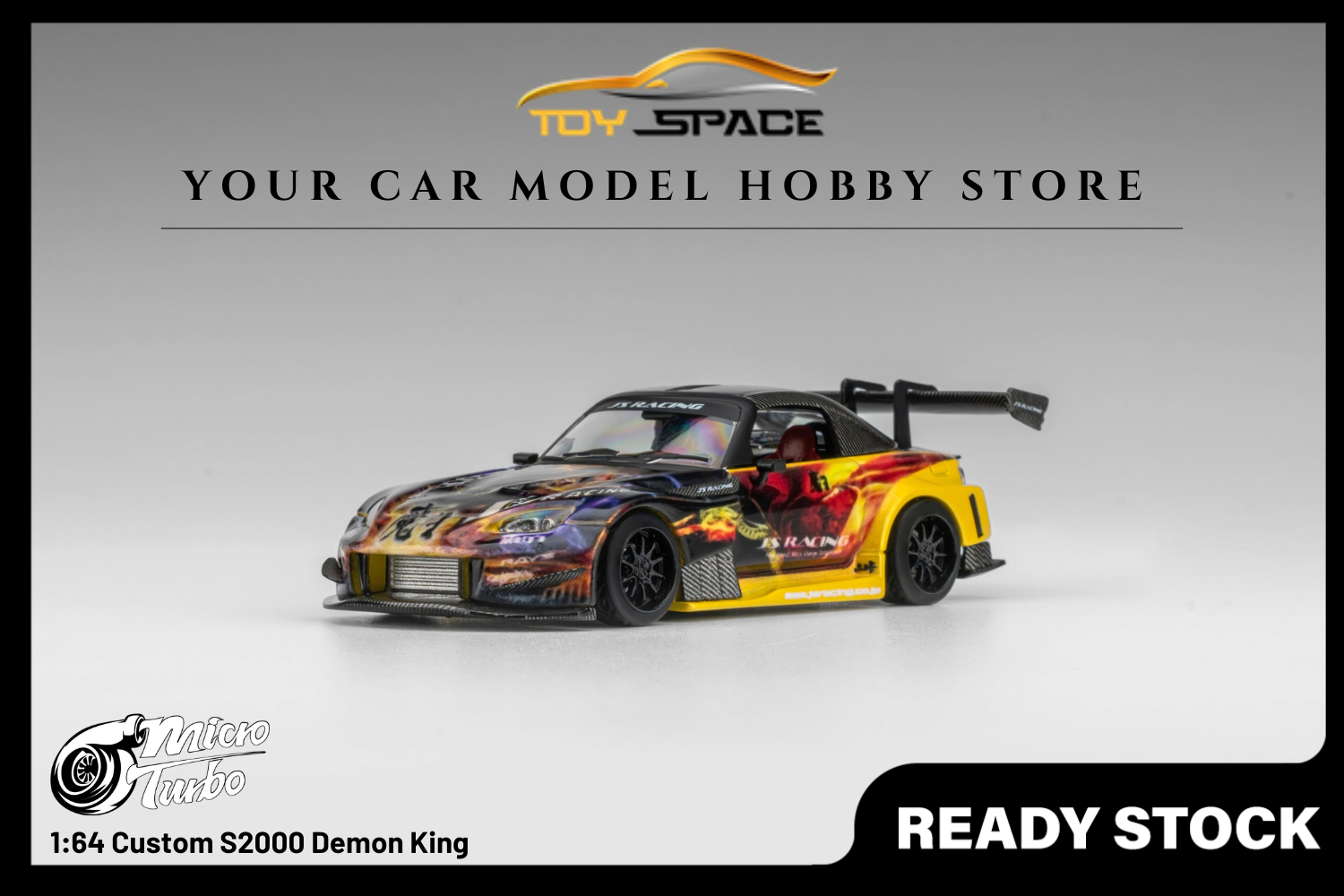 [MICRO TURBO] 1:64 Custom S2000 Demon King