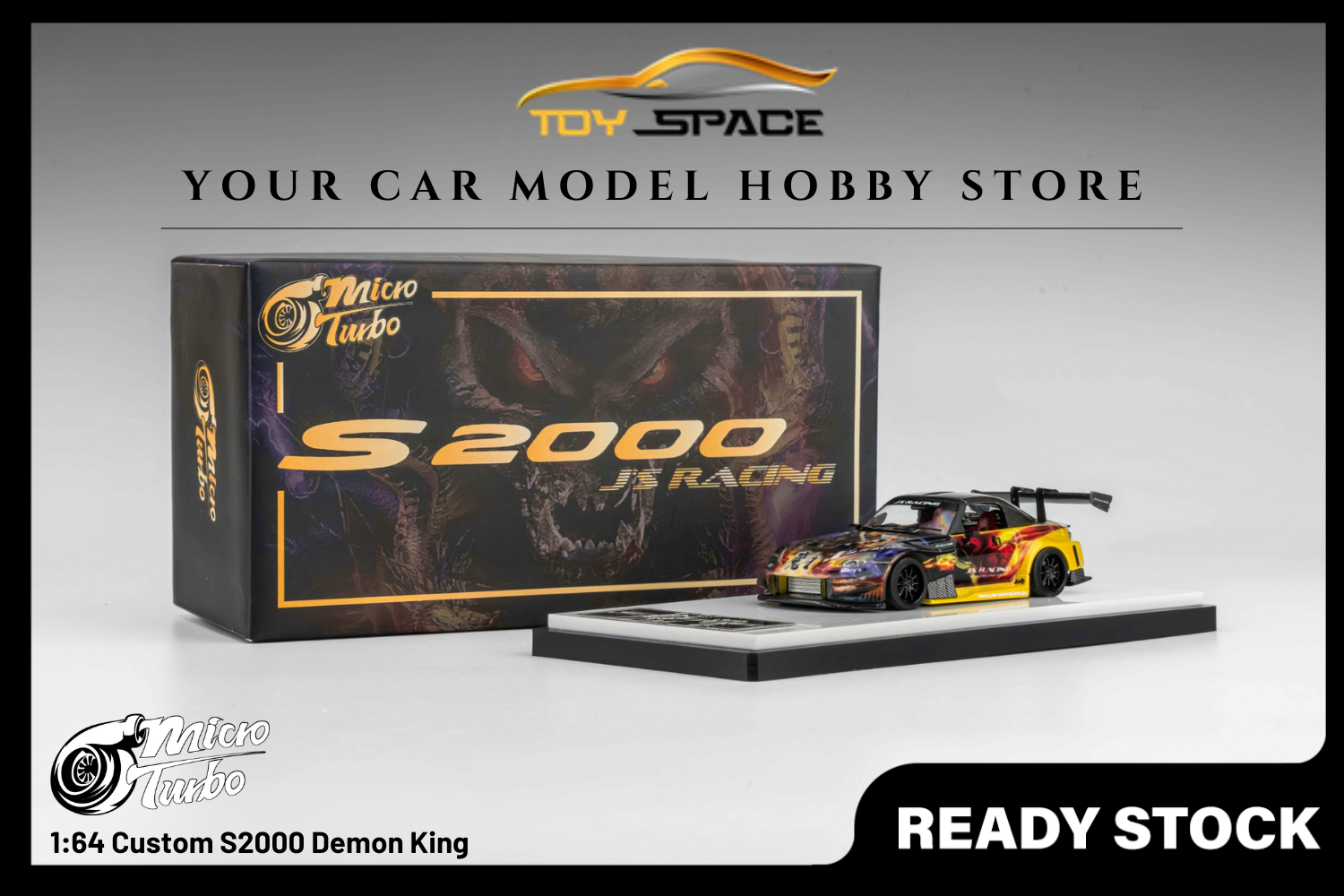 [MICRO TURBO] 1:64 Custom S2000 Demon King