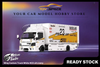 [MICRO TURBO] 1:64 Wing Custom Truck White #23 LB Livery