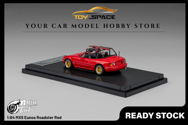 [MICRO TURBO] 1:64 MX5 Eunos Roadster Red