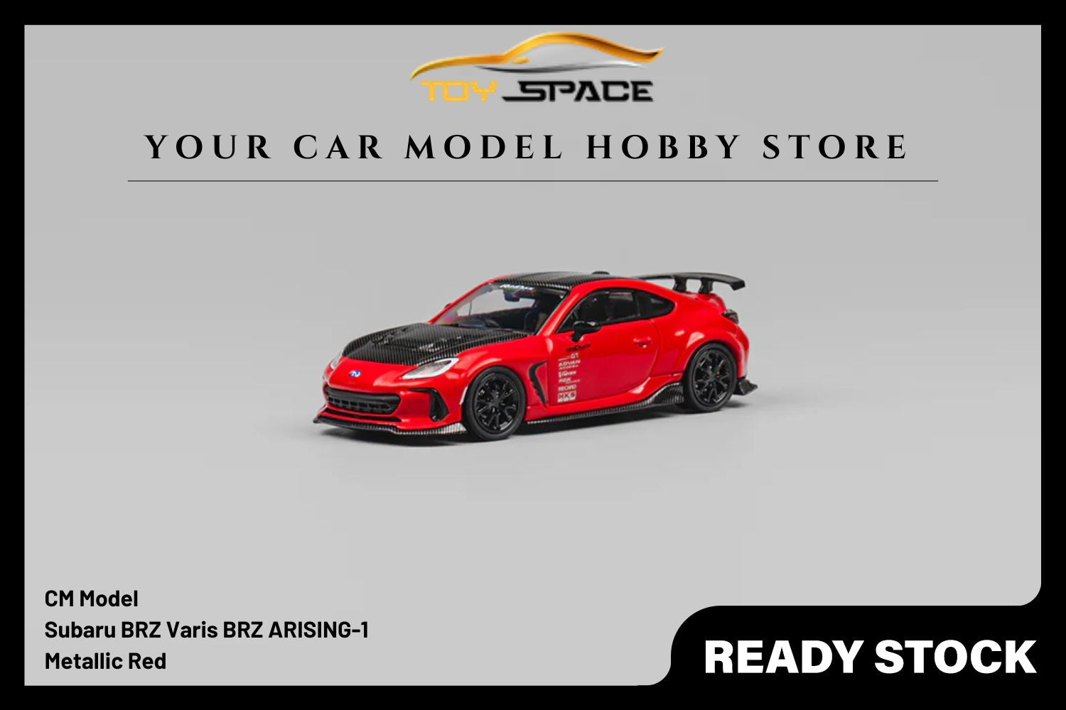 [CM MODEL] 1/64 Subaru BRZ Varis BRZ ARISING-1 Metallic Red