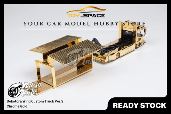 [MICRO TURBO] 1/64 Dekotora Wing Custom Truck Ver.2