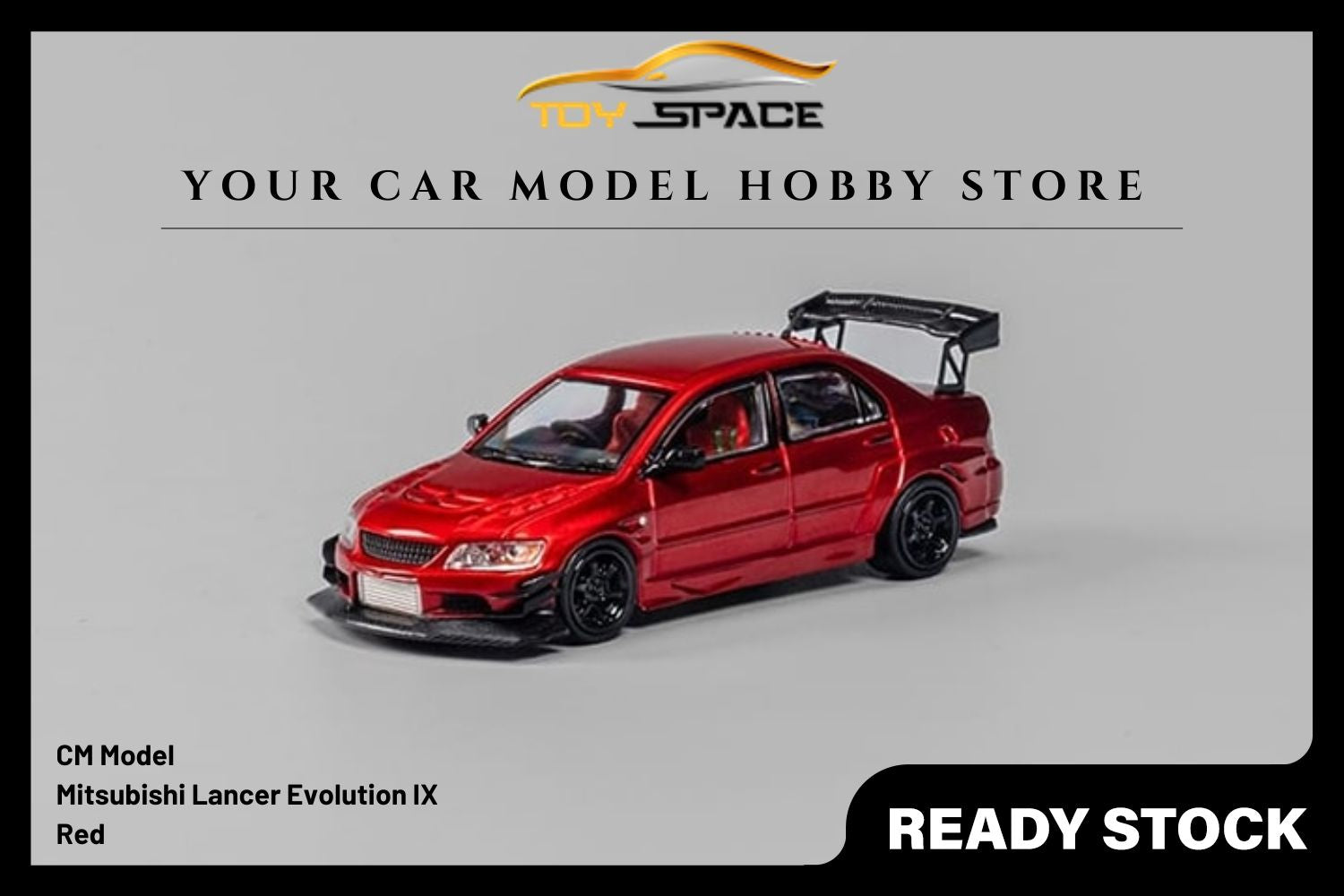 [CM MODEL] 1/64 Misubishi Lancer EVO IX Metallic Red