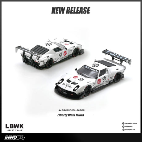 [INNO64] LB-Silhouette Works Miura GT - Toy Space Diecast Online Store Singapore