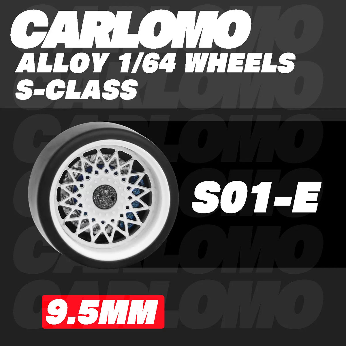 [CARLOMO] 1/64 Alloy Wheels with Brake Calipers - Toy Space Diecast Online Store Singapore