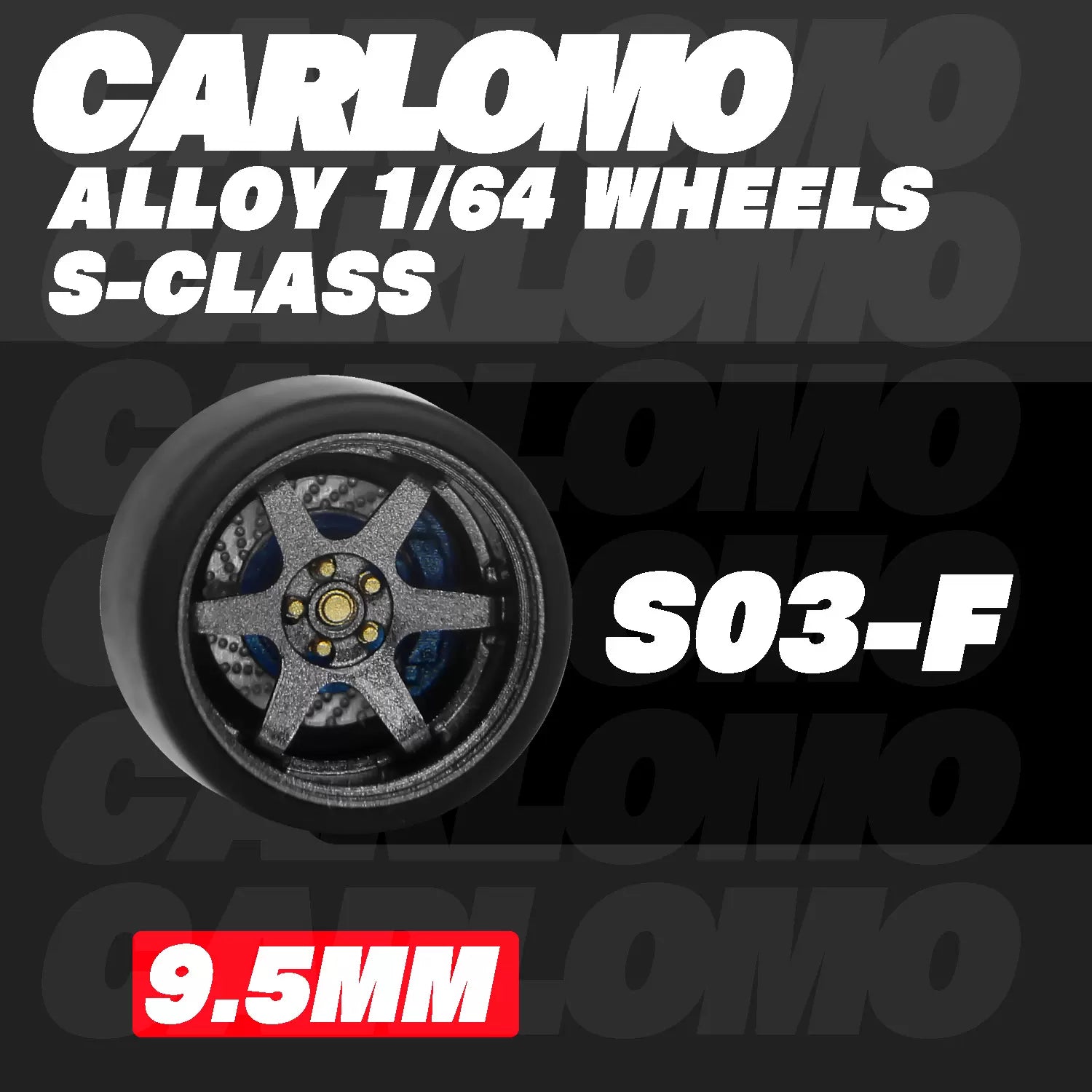 [CARLOMO] 1/64 Alloy Wheels with Brake Calipers