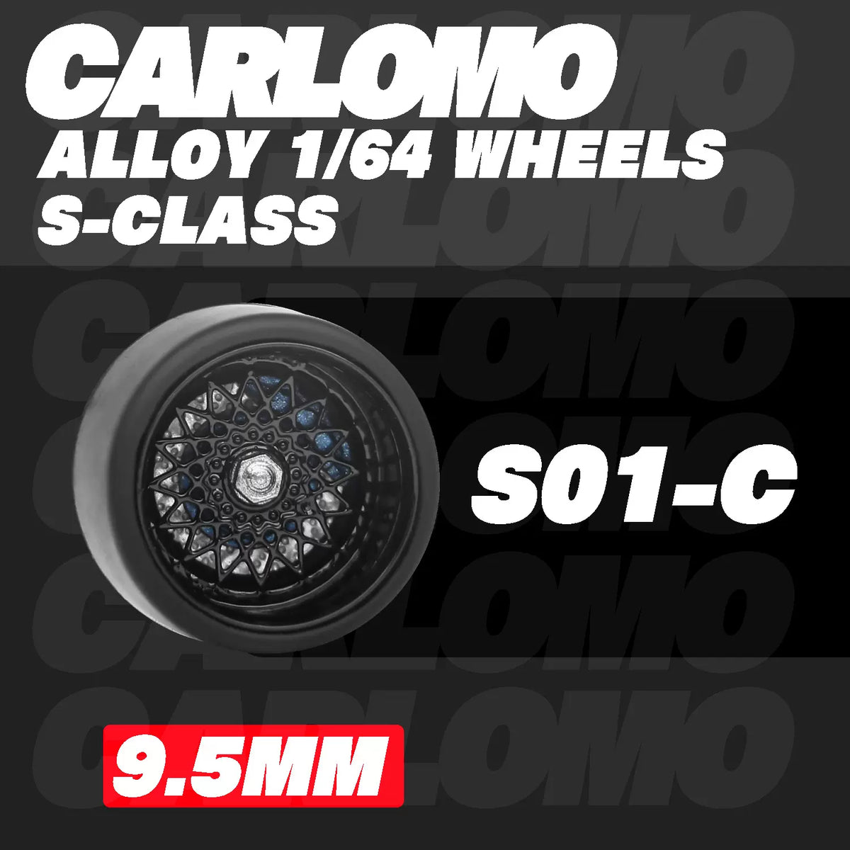 [CARLOMO] 1/64 Alloy Wheels with Brake Calipers - Toy Space Diecast Online Store Singapore
