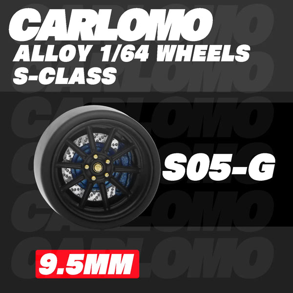 [CARLOMO] 1/64 Alloy Wheels with Brake Calipers