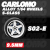 [CARLOMO] 1/64 Alloy Wheels with Brake Calipers