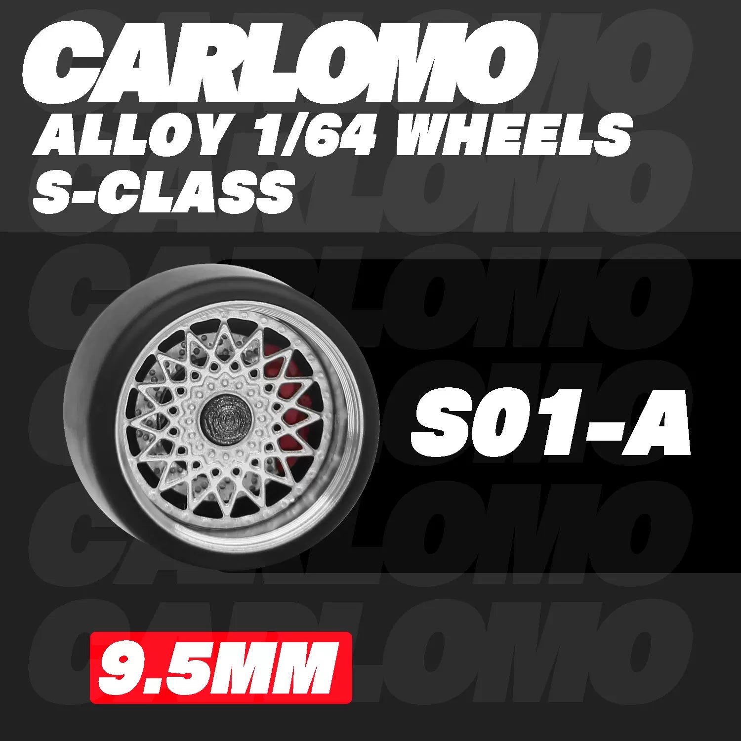 [CARLOMO] 1/64 Alloy Wheels with Brake Calipers