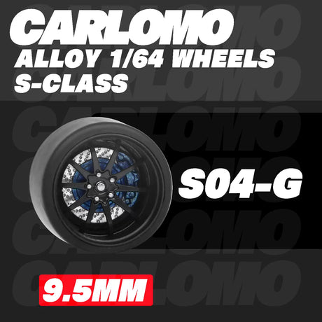 [CARLOMO] 1/64 Alloy Wheels with Brake Calipers - Toy Space Diecast Online Store Singapore