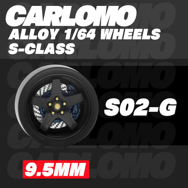 [CARLOMO] 1/64 Alloy Wheels with Brake Calipers