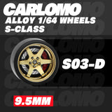 [CARLOMO] 1/64 Alloy Wheels with Brake Calipers - Toy Space Diecast Online Store Singapore