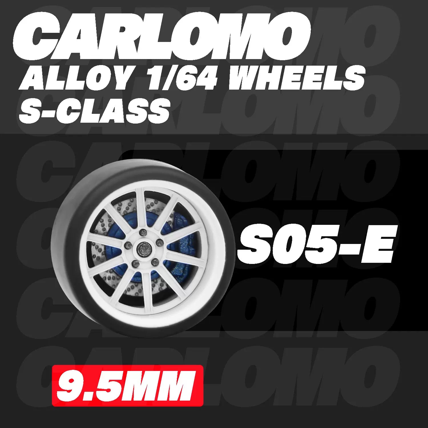 [CARLOMO] 1/64 Alloy Wheels with Brake Calipers