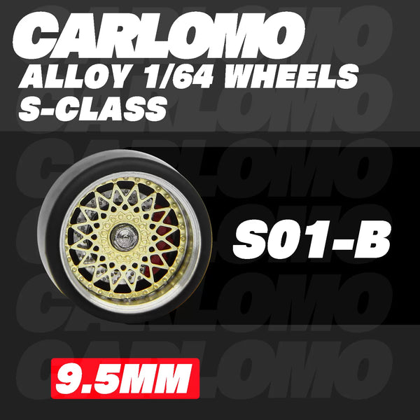 [CARLOMO] 1/64 Alloy Wheels with Brake Calipers