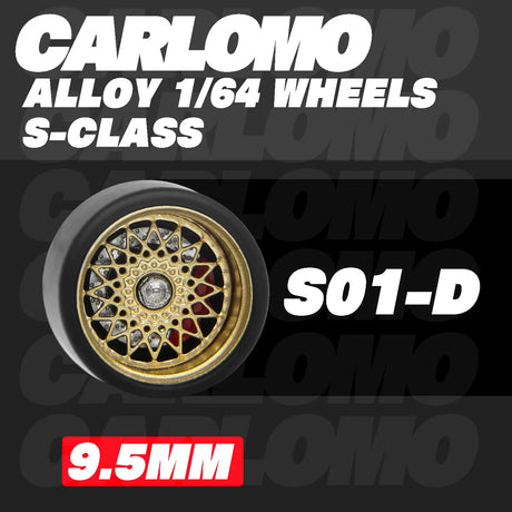 [CARLOMO] 1/64 Alloy Wheels with Brake Calipers - Toy Space Diecast Online Store Singapore