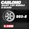 [CARLOMO] 1/64 Alloy Wheels with Brake Calipers