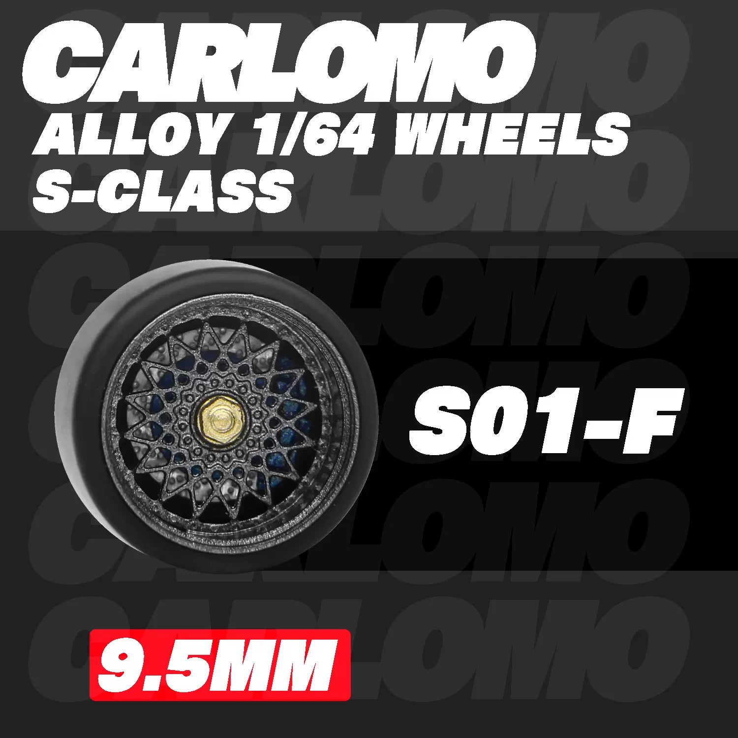 [CARLOMO] 1/64 Alloy Wheels with Brake Calipers