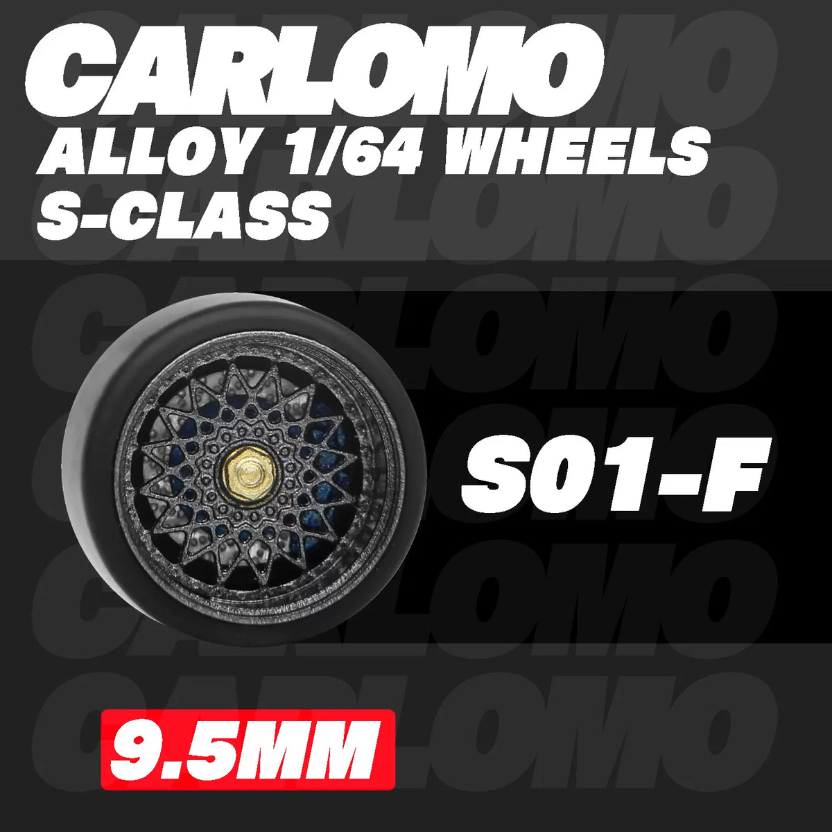 [CARLOMO] 1/64 Alloy Wheels with Brake Calipers - Toy Space Diecast Online Store Singapore