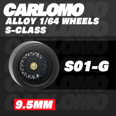 [CARLOMO] 1/64 Alloy Wheels with Brake Calipers - Toy Space Diecast Online Store Singapore
