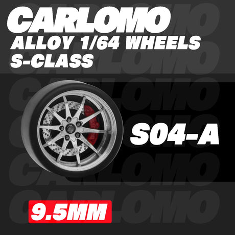 [CARLOMO] 1/64 Alloy Wheels with Brake Calipers - Toy Space Diecast Online Store Singapore
