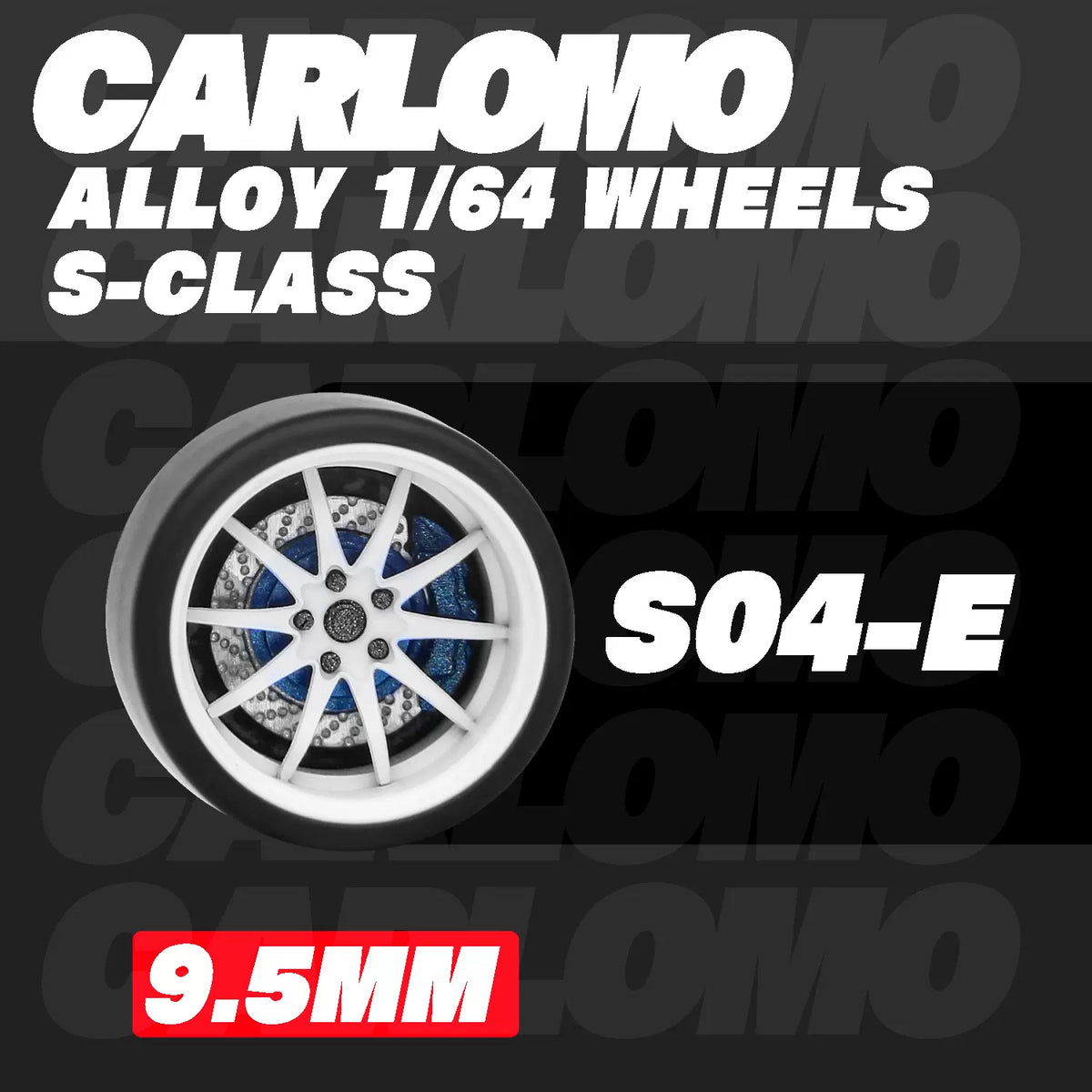 [CARLOMO] 1/64 Alloy Wheels with Brake Calipers - Toy Space Diecast Online Store Singapore