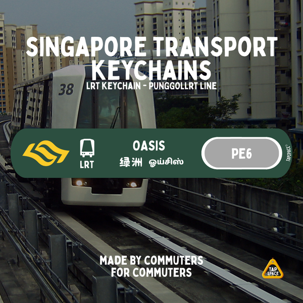 Oasis Punggol LRT Station Keychain