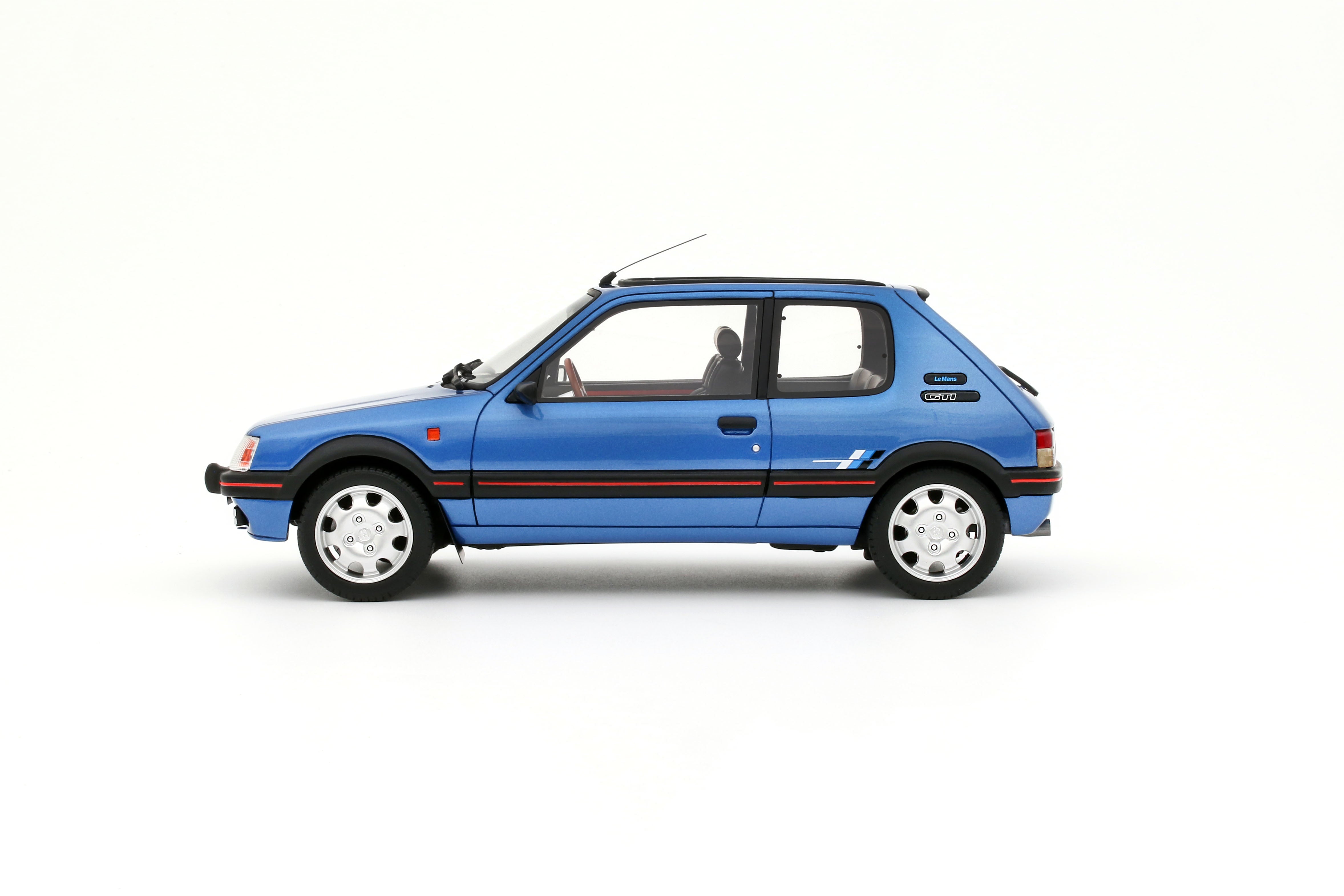 [OTTOMOBILE] 1:18 Peugeot 205 1.9 GTI LE Mans Miami Blue 1991 [OT1153]