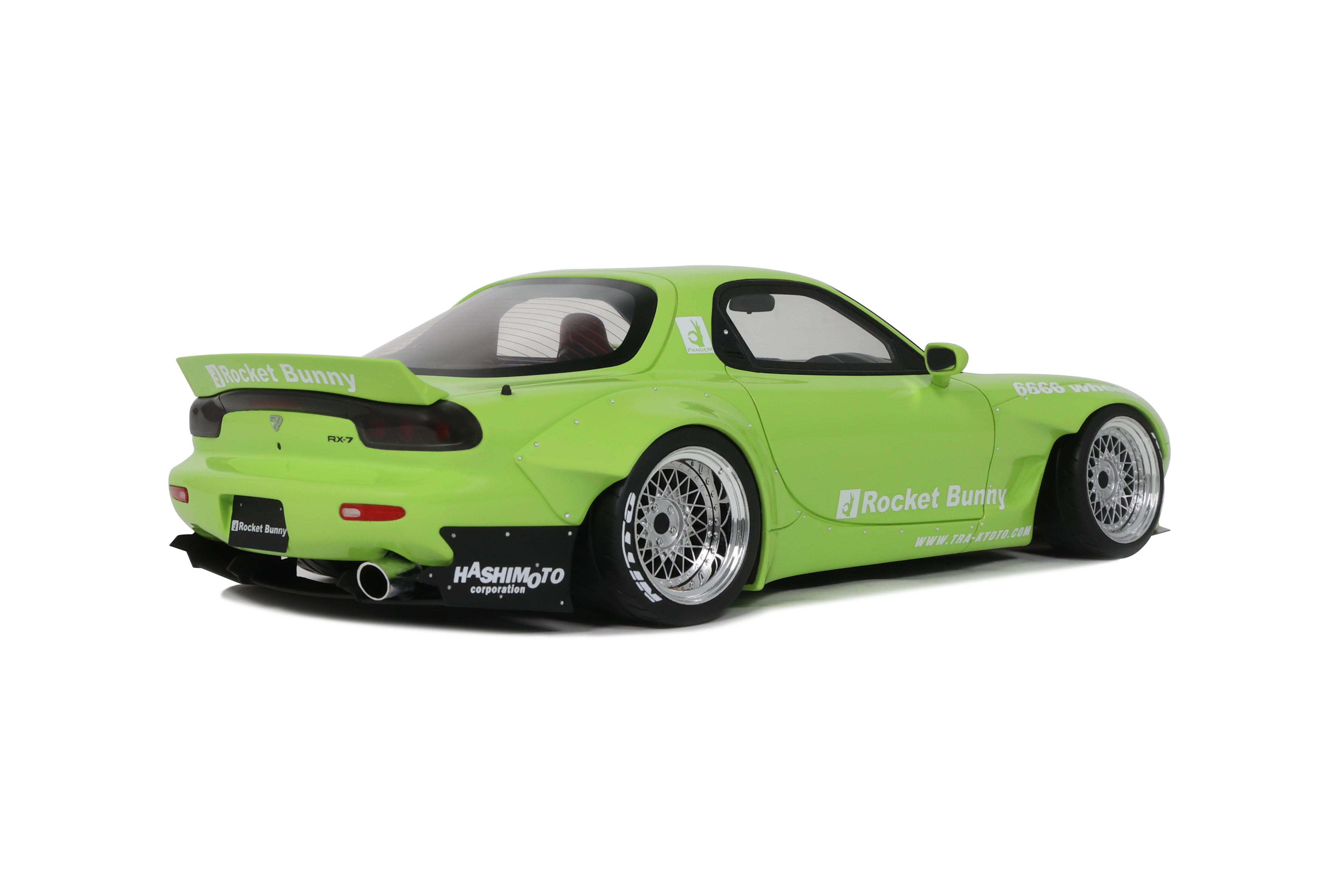[OTTOMOBILE] 1:18 Rocket Bunny Aero (V1) Mazda RX7 (FD3S) Pearl Green 2015 [OT1155]