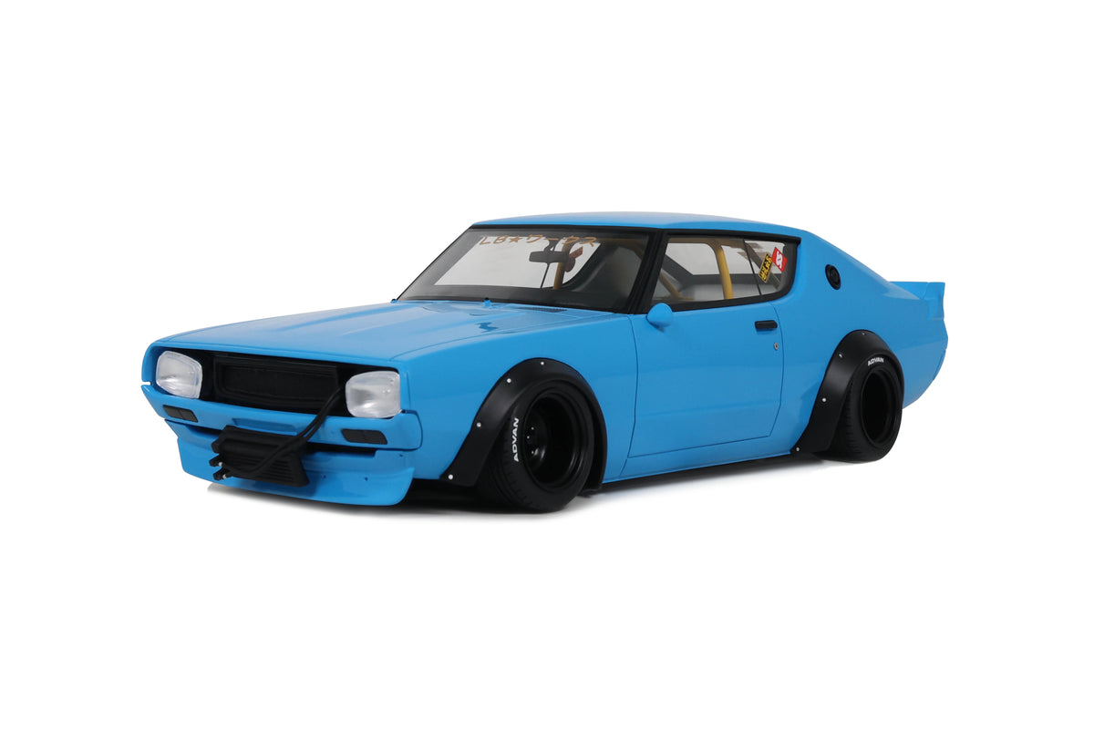 [OTTOMOBILE] 1:18 Nissan Skyline 2000 GT-R (KPGC110) By LB-Works Blue 2024 [OT1210]