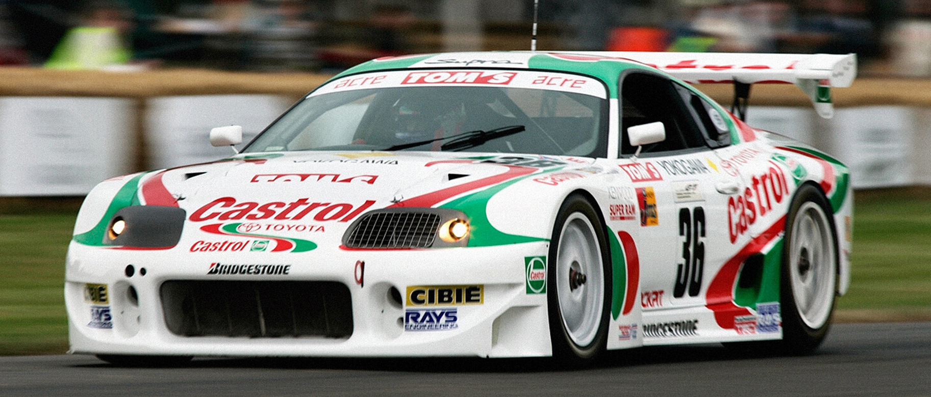 [OTTOMOBILE] 1:18 Toyota Supra Racing GR.5 White Pedro De La Rosa / Michael Krumm Round 4 Fuji Speedway 1997 [OT1362] - Toy Space Diecast Online Store Singapore