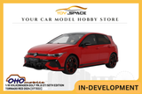 [OTTOMOBILE] 1:18 Volkswagen Golf MK.8 GTI 50th Edition Tornado Red 2024 [OT1322] - Toy Space Diecast Online Store Singapore