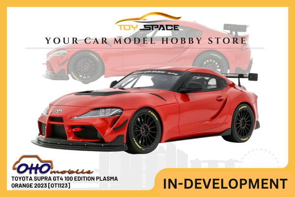 [OTTOMOBILE] 1:18 Toyota Supra GT4 100 Edition Plasma Orange 2023 [OT1123]