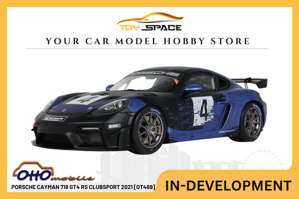 [OTTOMOBILE] 1:18 Porsche Cayman 718 GT4 RS Clubsport 2021 [OT469]