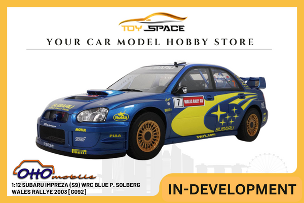 [OTTOMOBILE] 1:12 Subaru Impreza (S9) WRC Blue P. Solberg Wales Rallye 2003 [G092]