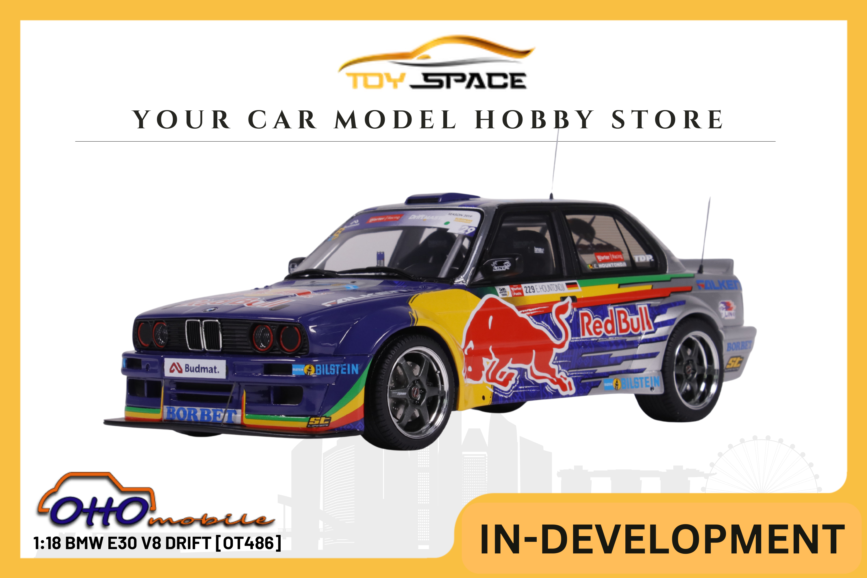 [OTTOMOBILE] 1:18 BMW E30 V8 Drift [OT486]