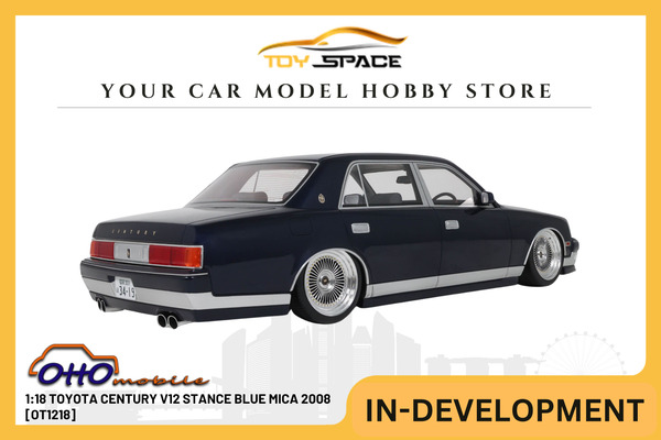 [OTTOMOBILE] 1:18 Toyota Century V12 Stance Blue Mica 2008 [OT1218]
