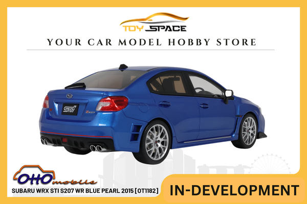 [OTTOMOBILE] 1:18 Subaru WRX STI S207 WR Blue Pearl 2015 [OT1182]