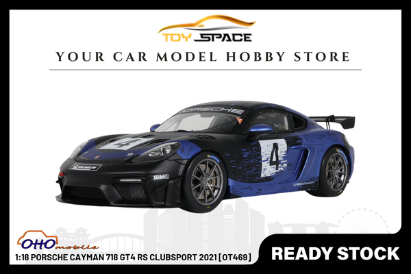 [OTTOMOBILE] 1:18 Porsche Cayman 718 GT4 RS Clubsport 2021 [OT469]