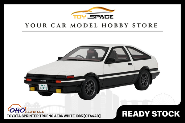 [OTTOMOBILE] 1:18 Toyota Sprinter Trueno AE86 White 1985 [OT444B]