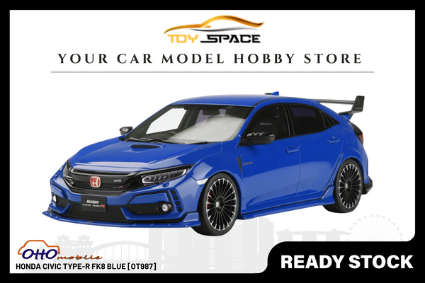 [OTTOMOBILE] 1:18 Honda Civic Type-R FK8 Blue [OT987]