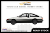 [OTTOMOBILE] 1:18 Toyota Sprinter Trueno AE86 White 1985 [OT444B]