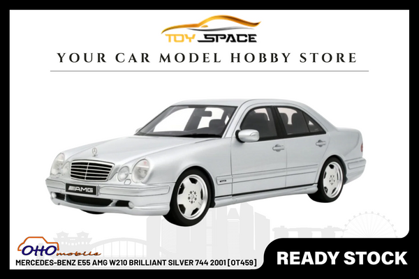 [OTTOMOBILE] 1:18 Mercedes-Benz E55 AMG W210 Brilliant Silver 744 2001 [OT459]