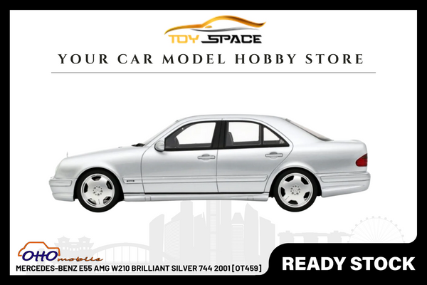 [OTTOMOBILE] 1:18 Mercedes-Benz E55 AMG W210 Brilliant Silver 744 2001 [OT459]