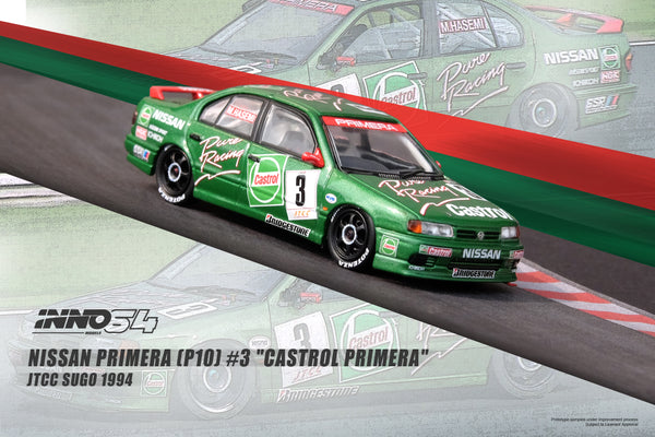 Inno64 Nissan Primera (P10) #3 "CASTROL PRIMERA" JTCC Sugo 1994