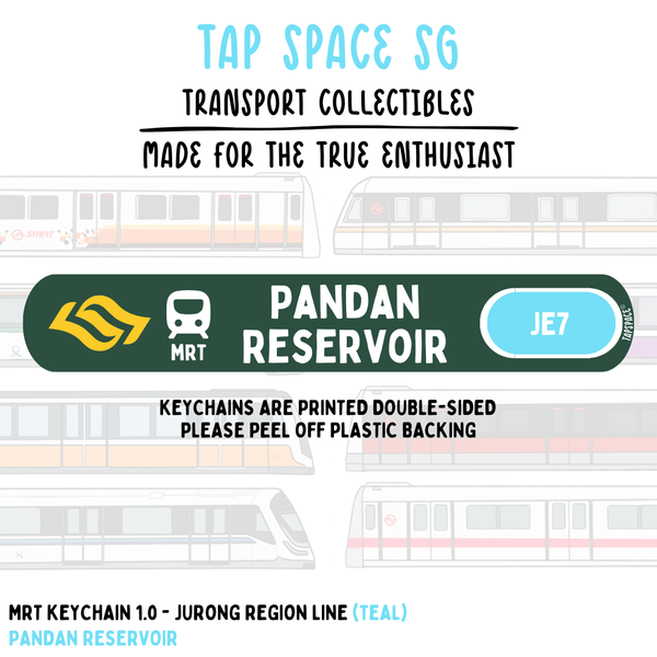 Pandan Reservoir MRT Station Keychain