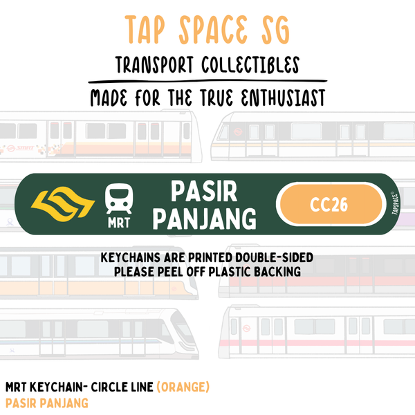 Pasir Panjang MRT Station Keychain