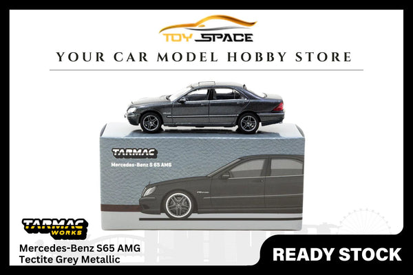 [TARMAC WORKS] 1/64 Mercedes-Benz S 65 AMG Tectite Grey Metallic - GLOBAL64